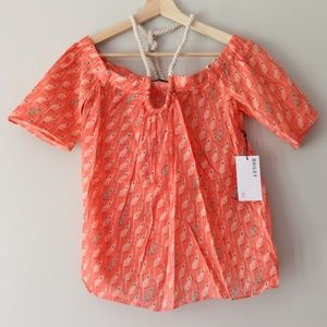 Bailey 44 - Monkey Printed Rope Halter Neck Blouse